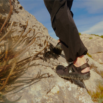 Vivobarefoot Tracker Sandal Obsidian Textile Mannen