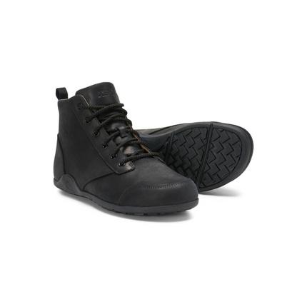 XeroShoes Denver Leather Black Mannen