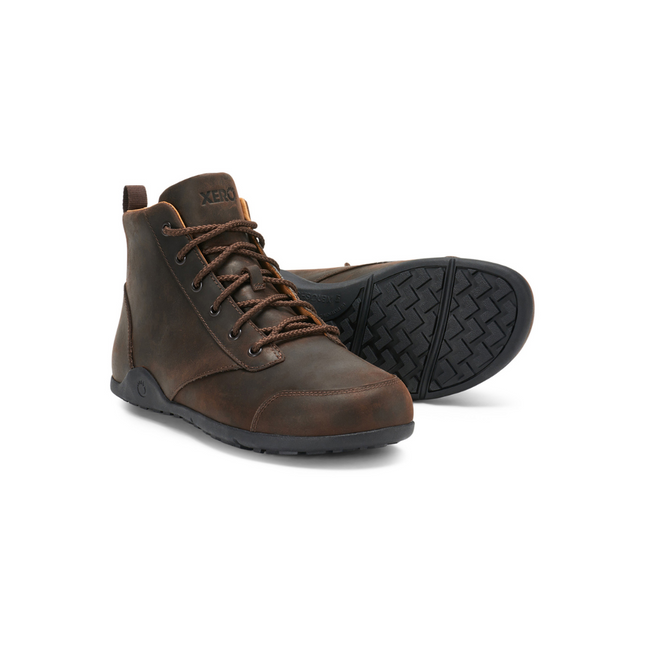 XeroShoes Denver Leather Brown Mannen