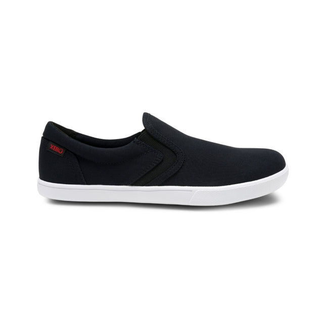 XeroShoes Dillon Canvas Slip-on Black Mannen