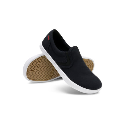 XeroShoes Dillon Canvas Slip-on Black Mannen