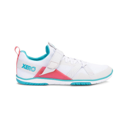 XeroShoes Forza Trainer White Scuba Blue Vrouwen