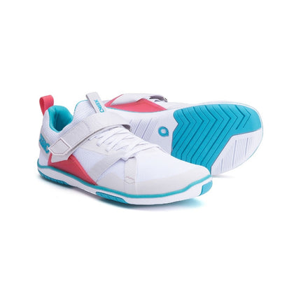 XeroShoes Forza Trainer White Scuba Blue Vrouwen