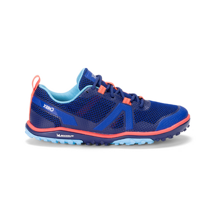 XeroShoes Scrambler Low Solidate Blue/Orange Vrouwen