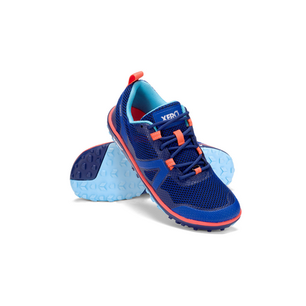 XeroShoes Scrambler Low Solidate Blue/Orange Vrouwen